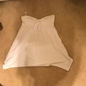 Strapless top